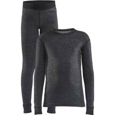 Core Wool Merino Set Jr - Black