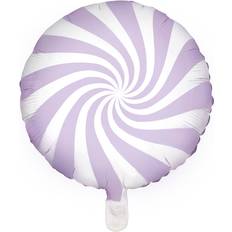 Lilla Tekst- & Temaballoner PartyDeco Foil Ballons Candy White/Light Lilac