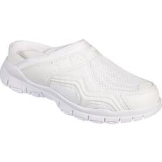 Netzgewebe Pantoletten Scholl Jump - White