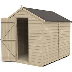 Sheds on sale Forest Garden 8 x 6ft Windowless Overlap Apex Pressure Treated Shed (Building Area 4.82 m²)