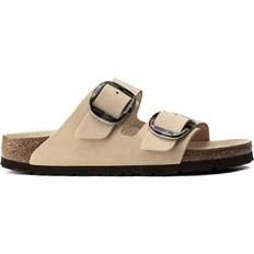 Birkenstock Arizona Big Buckle Nubuck Leather - Almond