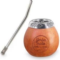 Verres avec Paille Naturesource Kalabaskrus Glass Jar with Straw 20cl