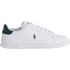 Polo Ralph Lauren Donna Sneakers Polo Ralph Lauren Heritage Court II Leather Sneaker - White/College Green Unisex