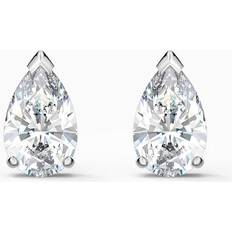 Swarovski Attract Pear Earrings - Silver/White