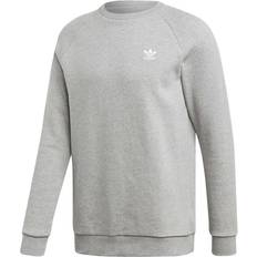 adidas Loungewear Trefoil Essentials Crewneck Sweatshirt - Medium Grey Heather