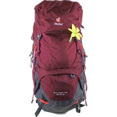 Red Hiking Backpacks Deuter Aircontact Lite 45+10 SL - Maron/Graphite