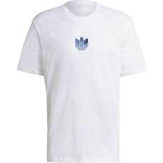 Adidas loungewear adidas Loungewear Adicolor 3D Trefoil T-shirt - White/Crew Blue