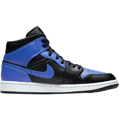 Nike Air Jordan 1 Mid - Black/White/Hyper Royal