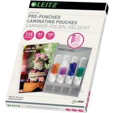 Leitz Laminating Pouches Pre-Punched A4 ic