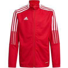 High Collar Tops adidas Kid's Tiro 21 Track Jacket - Team Power Red (GM7312)