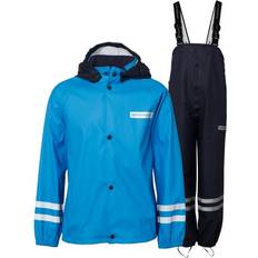 Blå Regntøy Swedemount Rusk Rain Set Jr - Sea Blue/Dark Navy