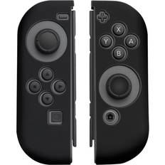 Billiga Kontrollgrepp Teknikproffset Switch Joy-Con Controller Silicone Grip - Black