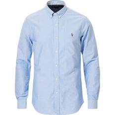 Polo ralph lauren oxford shirt Polo Ralph Lauren Slim Fit Contrast Oxford Shirt - Light Blue