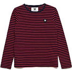Kid's Kim Long Sleeve - Navy/Red Stripes 