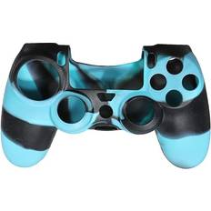 Ps4 controller camouflage Teknikproffset PS4 Controller Silicone Grip - Camouflage Turquoise