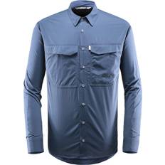 Hombre - Poliamida Camisas Haglöfs Salo LS Shirt Blue Male