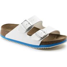 44 - Blanc Sandales Birkenstock Arizona Super Grip Birko-Flor - White