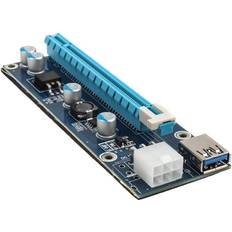 Uncategorized Kolink PCI-E 1x to 16x powered Riser Card Mining / Rendering-Kit Pro - 1M