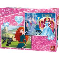 King Puzzles King Disney Princess 2 in 1 Puzzle