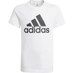 adidas Essentials Big Logo Tee - White/Black Unisex