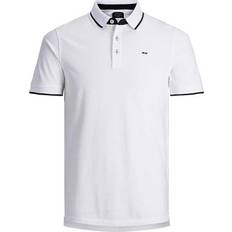 XXS Polos Jack & Jones Camiseta 'JJPaulos' Negro/Blanco