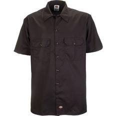 Dickies Hombre Camisas Dickies Short Sleeve Work Shirt - Black