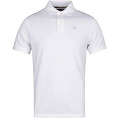 Tartan Pique Polo Shirt - White/Dress