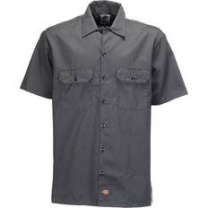 Dickies Homme Hauts Dickies Chemise De Travail À Manches Courtes Homme Gris Charcoal Grey Male