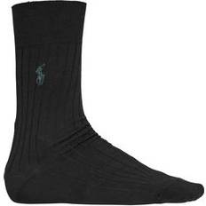 Polo Ralph Lauren Homme Chaussettes Polo Ralph Lauren 2-Pack Egyptian Cotton Socks Black