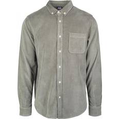 3XL Camicie Urban Classics Classic Corduroy - Vert