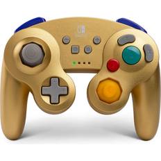 Gamecube controller for switch PowerA Gamecube Style Wireless Controller (Nintendo Switch)- Gold