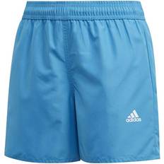 Adidas Boy's Classic Badge of Sport Swim Shorts - Shock Cyan (FL8714)