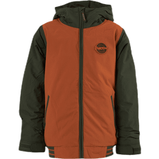 S Takit Burton Boys Gameday Jacket - Brown/Green