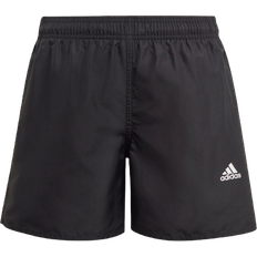 Adidas L Swimwear Adidas Boy's Classic Badge of Sport Swim Shorts - Black (GQ1063)