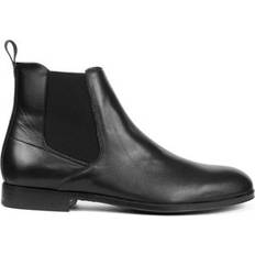 HUGO BOSS Herre Støvler HUGO BOSS Boheme Chelsea Boot - Black Leather