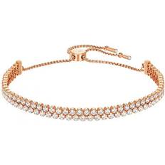 Swarovski Subtle Bracelet - Rose Gold/Transparent