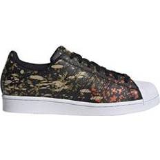 adidas Superstar - Core Black/Core Black/Fox Orange