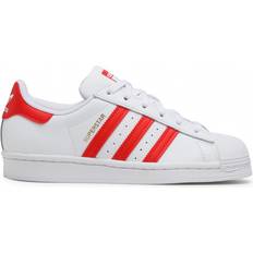 adidas Superstar - Cloud White/Vivid Red/Gold Metallic