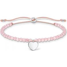 Quartz Bracelets Thomas Sabo Bracelet A1985-813-9-L20v 925 Argent, Perlon/nylon Rose