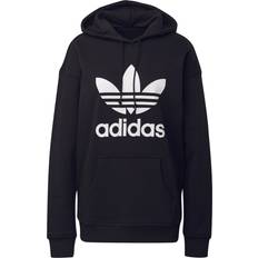 Adidas Women's Adicolor Trefoil Hoodie - Black/White