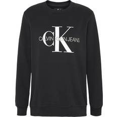 Calvin klein sweatshirt dame Calvin Klein Logo Sweatshirt - Ck Black