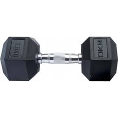 Rubber Hex Dumbbell 12.5kg