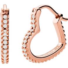 Michael Kors Love Earrings - Rose Gold/White