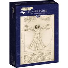 Bluebird Leonardo Da Vinci the Vitruvian Man 1490 1000 Bitar