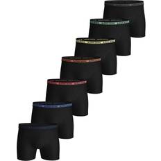 7 Stk. Unterhosen Björn Borg Solid Multi Essential Shorts 7-pack - Black Beauty