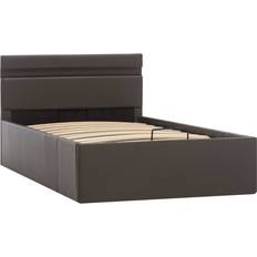 Storage bed vidaXL Hydraulic Storage Bed with LED Sängram 100x200cm