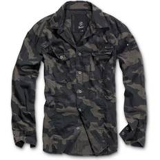 Brandit SlimFit Camisa - Darkcamo