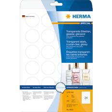 Herma Transparent Film Labels Crystal-Clear A4