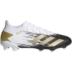 Adidas Zapatillas de béisbol adidas Predator Mutator 20.3 Low Firm Ground Cleats - Cloud White/Gold Metallic/Core Black