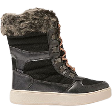 Warm Lined Winter Boots - Black